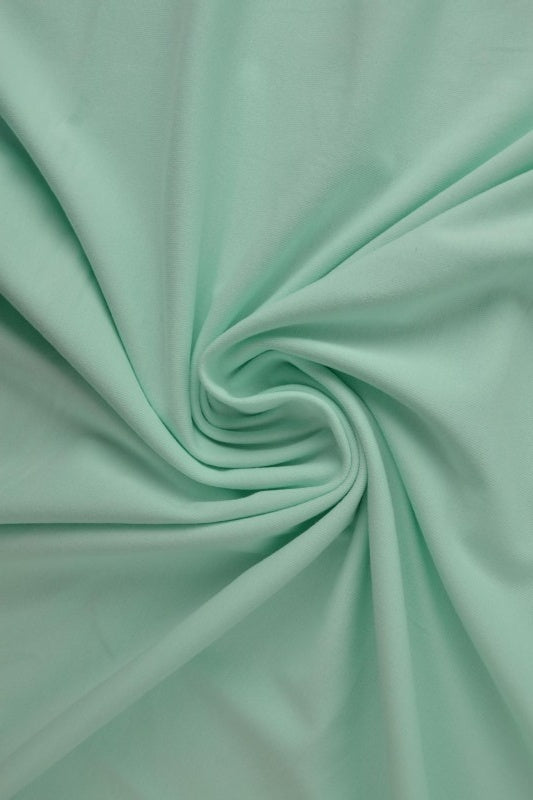 Lys mint bomuldsjersey – naturlig, åndbar & strækbar, metervare til erhverv (billede 1 af 8)