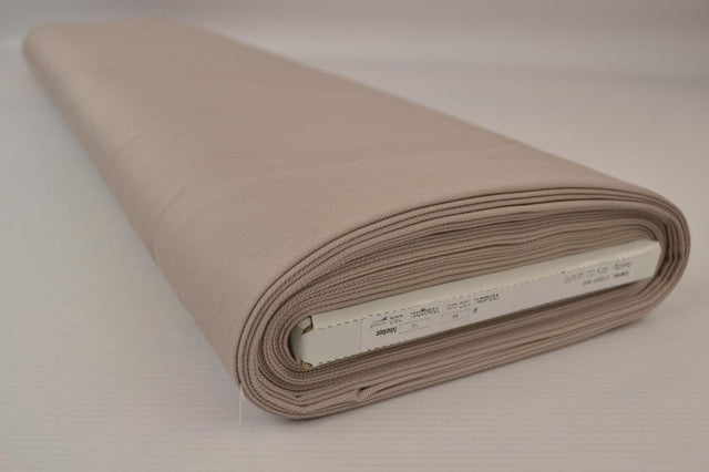 Taupe bomuldstwill – kraftig & formstabil, metervare til erhverv (billede 2 af 7)