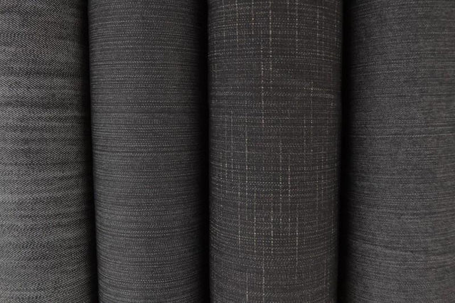Brun uvasket denim med stræk – 370 g/m², metervare til erhverv (billede 4 af 4)