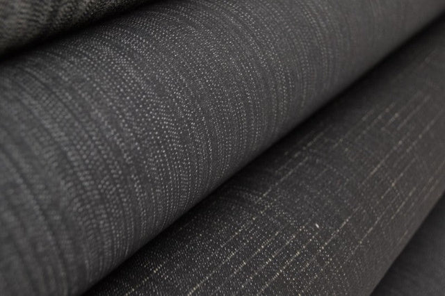 Mellemgrå uvasket denim med stræk – 370 g/m², metervare til erhverv (billede 8 af 8)