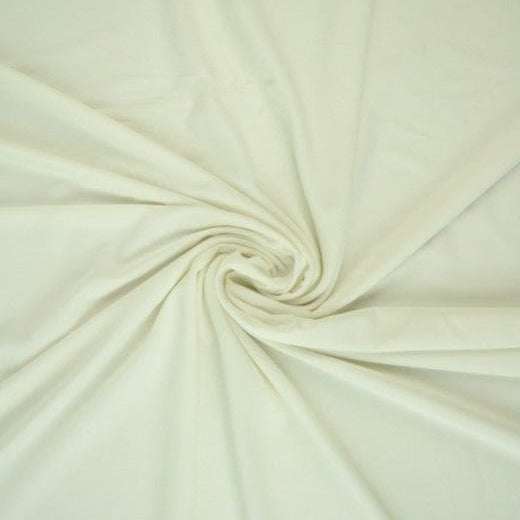 Råhvid lycra mesh – elastisk netstof, semi transparent, metervare til erhverv (billede 1 af 4)