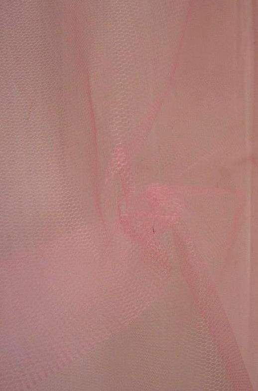 Baby pink stift tyl – let & formfast netstof, metervare til erhverv (billede 1 af 8)