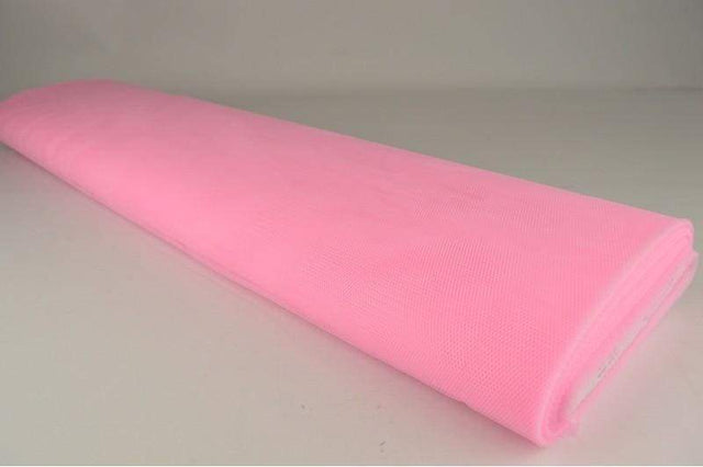 Baby pink stift tyl – let & formfast netstof, metervare til erhverv (billede 2 af 8)