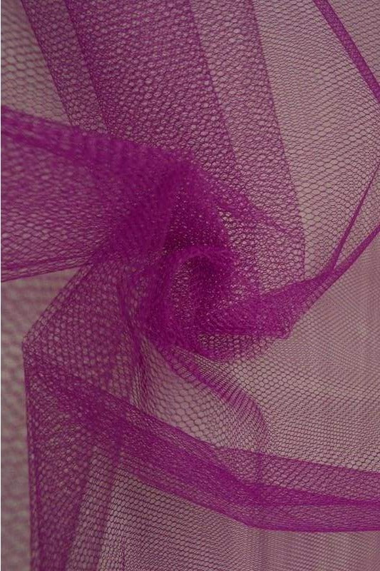 Blommefarvet stift tyl – let & formfast netstof, metervare til erhverv (billede 1 af 8)