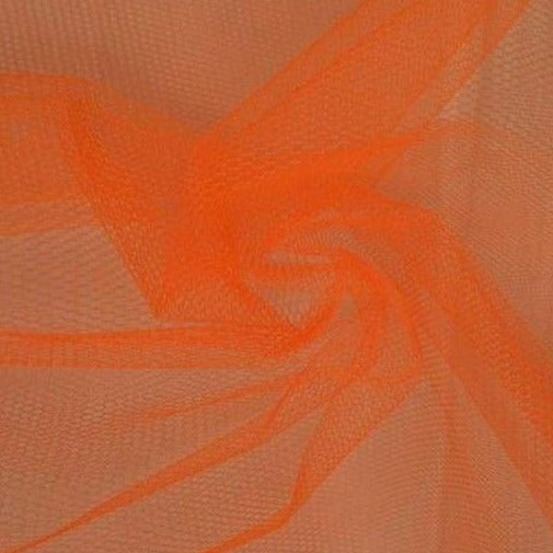 Orange stift tyl – let & formfast netstof, metervare til erhverv (billede 1 af 4)
