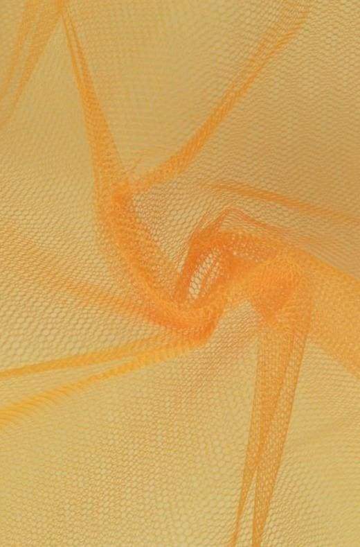 Sennepsgul stift tyl – let & formfast netstof, metervare til erhverv (billede 1 af 8)