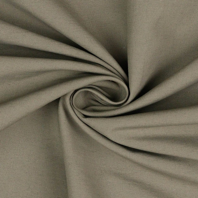 Taupe bomuldsnylon, metervare til erhverv (billede 2 af 4)
