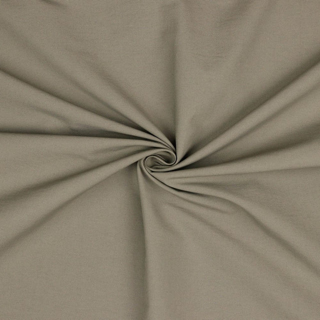 Taupe bomuldsnylon, metervare til erhverv (billede 1 af 4)