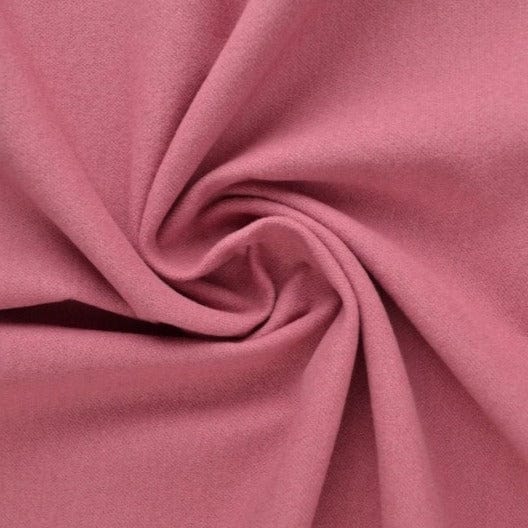 Mørk gammel rosa bomuldsflannel – blød børstet overflade & naturlig, metervare til erhverv (billede 1 af 6)