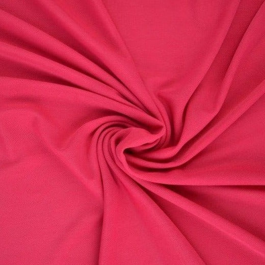 Pink lycra mesh – elastisk netstof, semi transparent, metervare til erhverv (billede 1 af 4)