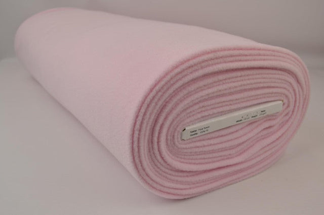 Baby lyserød polar fleece – anti-pilling, varm & let, metervare til erhverv (billede 2 af 7)