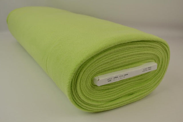 Limegrøn polar fleece – anti-pilling, varm & let, metervare til erhverv (billede 2 af 7)