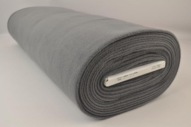 Mørkegrå polar fleece – anti-pilling, varm & let, metervare til erhverv (billede 2 af 7)