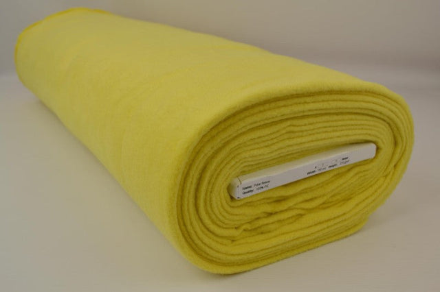 Lys gul polar fleece – anti-pilling, varm & let, metervare til erhverv (billede 2 af 7)