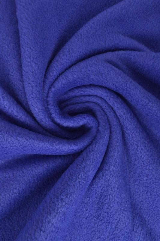 Mørkeblå polar fleece – anti-pilling, varm & let, metervare til erhverv (billede 1 af 7)
