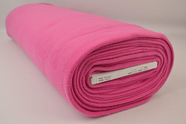 Pink polar fleece – anti-pilling, varm & let, metervare til erhverv (billede 2 af 7)