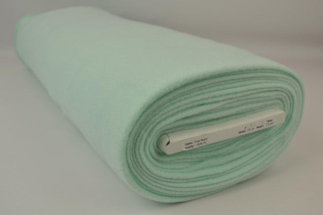 Lys mintgrøn polar fleece – anti-pilling, varm & let, metervare til erhverv (billede 2 af 7)