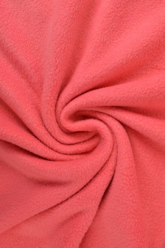 Koral lyserød polar fleece – anti-pilling, varm & let, metervare til erhverv (billede 1 af 7)