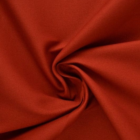 Kobber bomuldstwill med stræk – diagonal twill & formfast komfort, metervare til erhverv (billede 1 af 7)