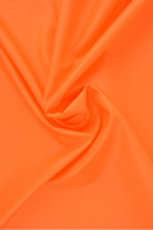 Orange let vandtæt polyester – slidstærk & hurtigtørrende, metervare til erhverv (billede 1 af 6)