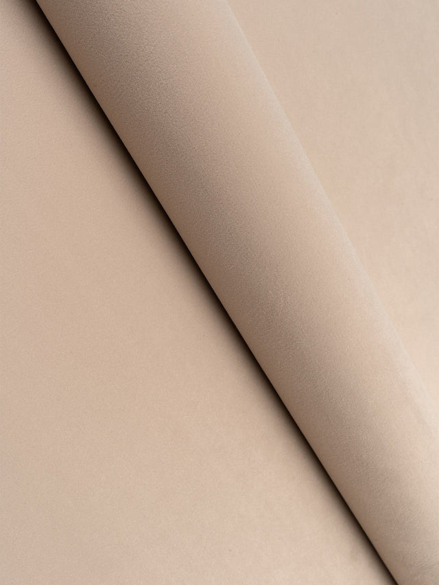Varm beige let og slidstærk møbelvelour, metervare til erhverv (billede 1 af 6)