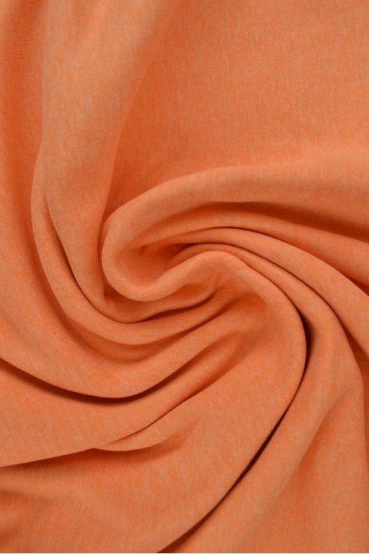 Orange supersoft jersey, metervare til erhverv (billede 1 af 2)