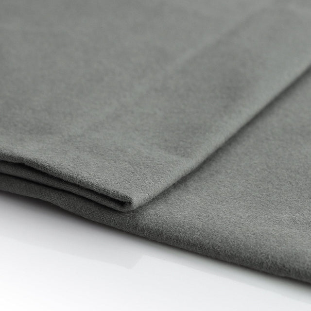 GRÅ BRANDHÆMMENDE SATIN MOLTON – 300 CM, LYS- & LYDABSORBERENDE