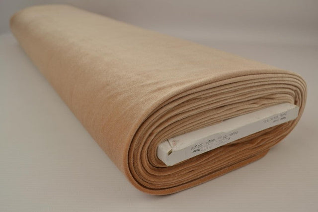 Camel velour med stræk, metervare til erhverv (billede 2 af 6)