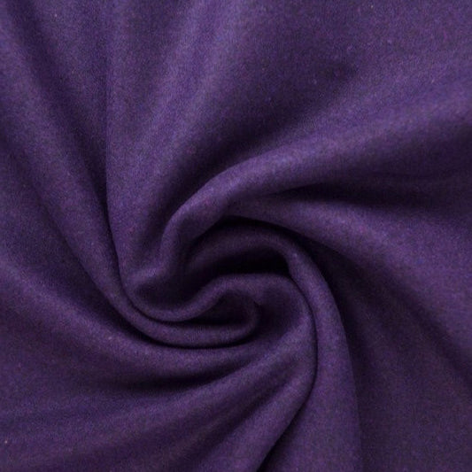 Lilla slidstærk og blød uld/polyester stof, metervare til erhverv (billede 1 af 4)