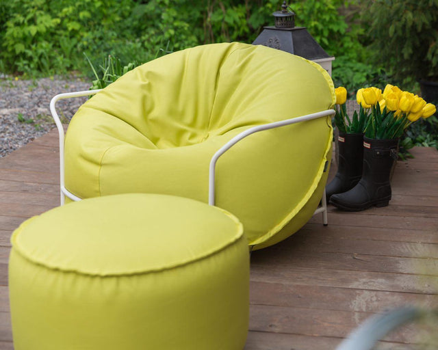 Meleret sort Kanaria udendørs møbelstof – vand- & UV-resistent, metervare til erhverv (billede 5 af 5)