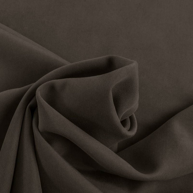 MØRK GRØN/BRUN TENCEL™ MODAL – FASTVÆVET, BLØD & ÅNDBAR METERVARE