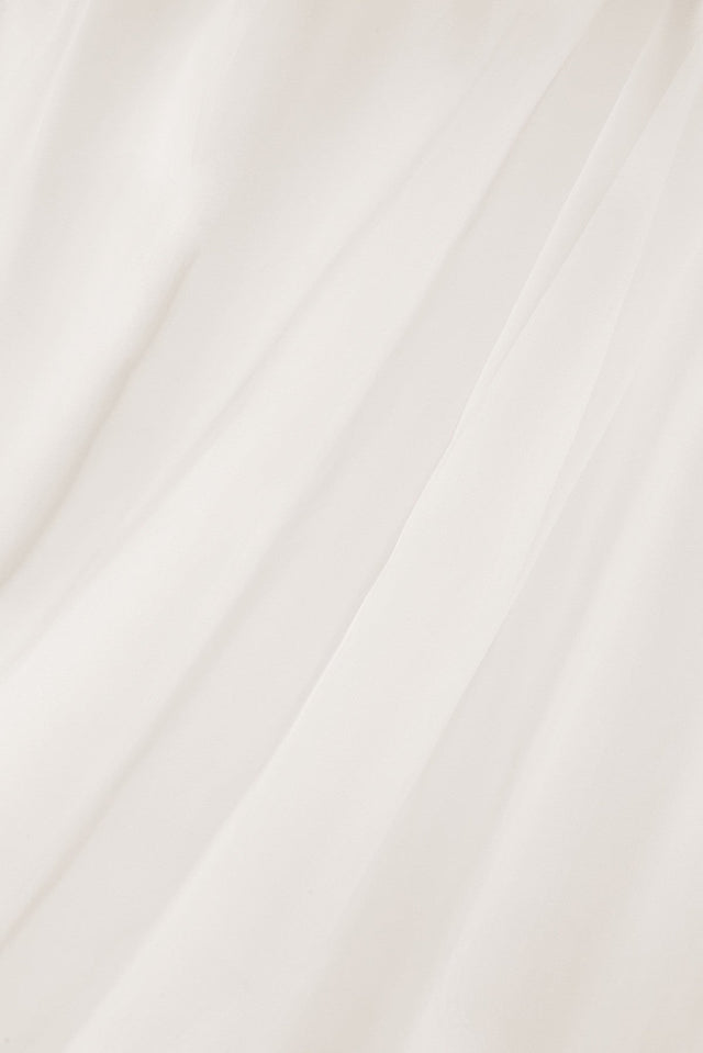 BRANDHÆMMENDE SEMI-TRANSPARENT VOILE TIL GARDINER - ECRU