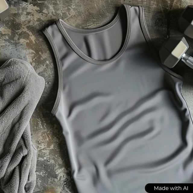 Blå lycra – 4-vejs stræk & hurtigtørrende, metervare til erhverv (billede 4 af 7)