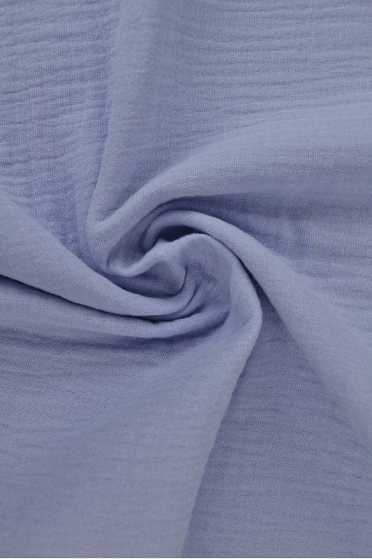 Lavendel double gauze musselin – blød & åndbar, metervare til erhverv (billede 1 af 5)