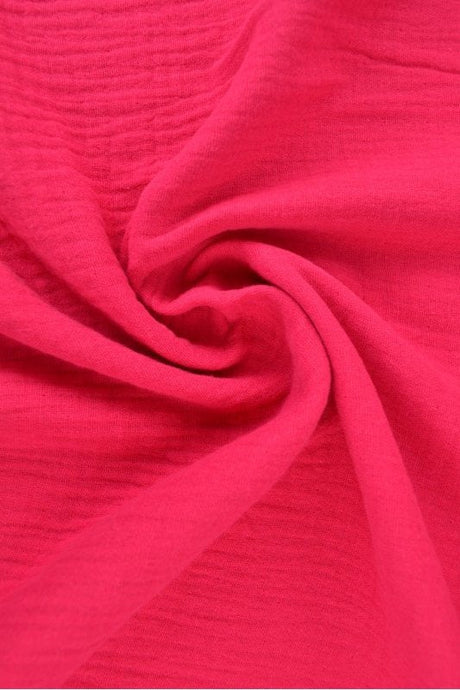Pink double gauze musselin – blød & åndbar, metervare til erhverv (billede 1 af 5)