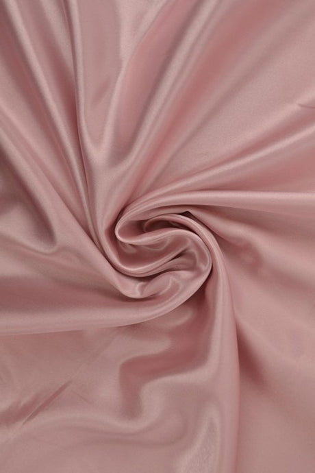 Dusty lyserød satin stof – let & glansfuldt, metervare til erhverv (billede 1 af 8)