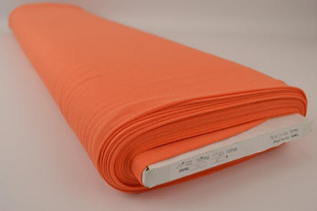 Mørk orange viskose jersey – blød, åndbar & strækbar, metervare til erhverv (billede 2 af 4)