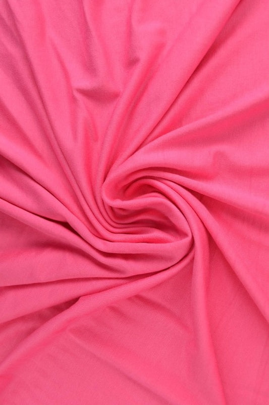 Fuchsia viskose jersey – blød, åndbar & strækbar, metervare til erhverv (billede 1 af 4)