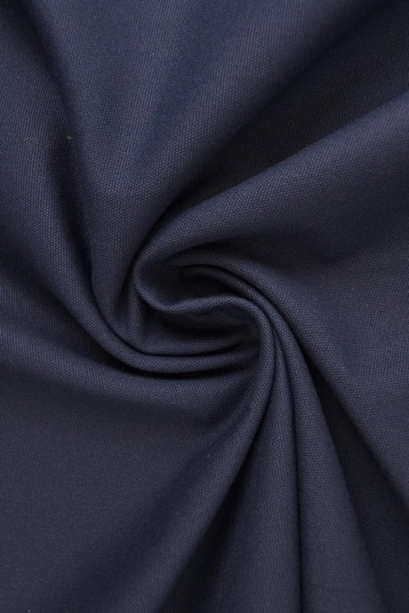 NAVY BOMULDSCANVAS – TÆTVÆVET 350 g/m², OEKO-TEX nærbillede