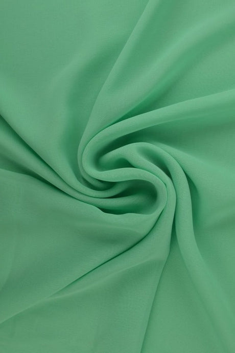 Mint grøn chiffon – let, gennemsigtig & med flot fald, metervare til erhverv (billede 1 af 7)