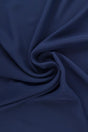 Navy chiffon – let, gennemsigtig & med flot fald, metervare til erhverv (billede 1 af 7)