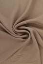 Taupe chiffon – let, gennemsigtig & med flot fald, metervare til erhverv (billede 1 af 7)