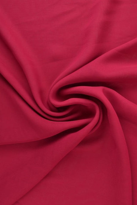 Vinrød chiffon – let, gennemsigtig & med flot fald, metervare til erhverv (billede 1 af 7)