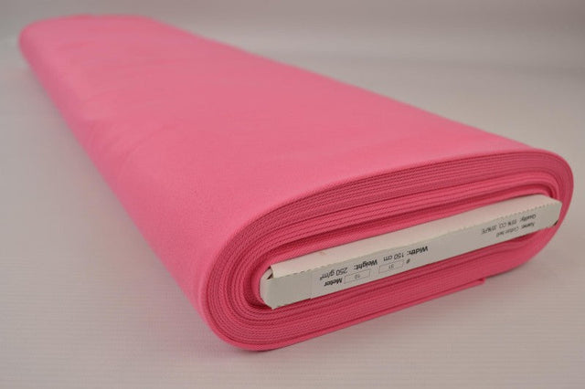 Pink bomuldstwill – kraftig & formstabil, metervare til erhverv (billede 2 af 7)