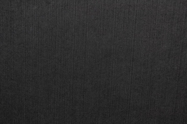 Mørkegrå uvasket denim med stræk – 370 g/m², metervare til erhverv (billede 3 af 9)