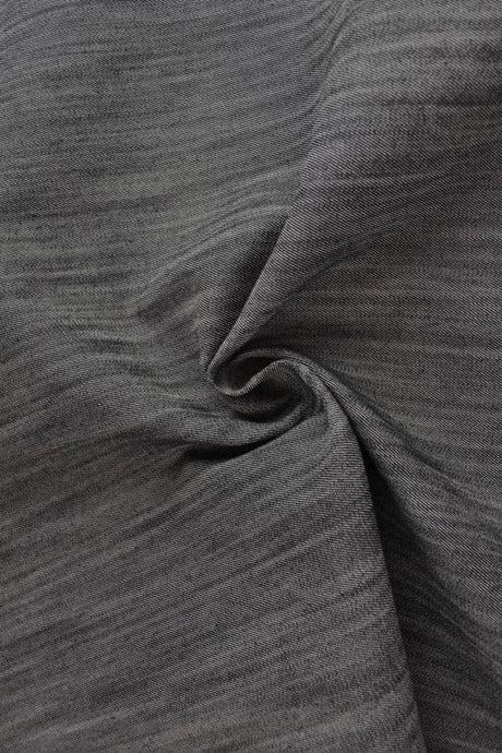 Grå uvasket denim med stræk – 370 g/m², metervare til erhverv (billede 1 af 9)