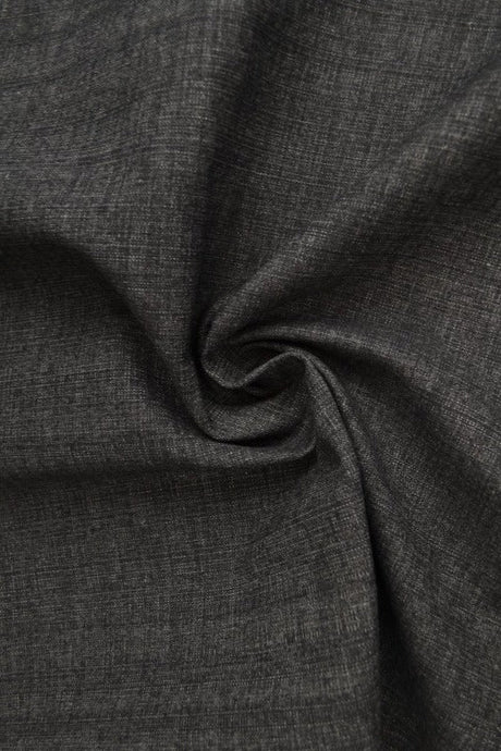 Koksgrå uvasket denim med stræk – 370 g/m², metervare til erhverv (billede 1 af 9)
