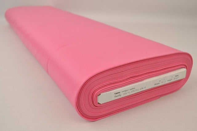 Pink imiteret læder – til beklædning & dekoration, metervare til erhverv (billede 2 af 4)