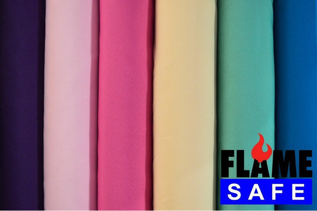 MØRKEBLÅ BRANDHÆMMENDE BURLINGTON – EVENT & DEKORATION