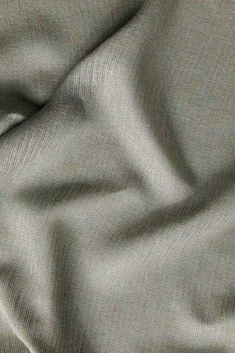 Rustik hør-voile med åben vævning — elefantgrå, stofprøve